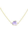Soothing Amethyst Shield Jollie Necklace Necklaces - BONDEYE JEWELRY ®