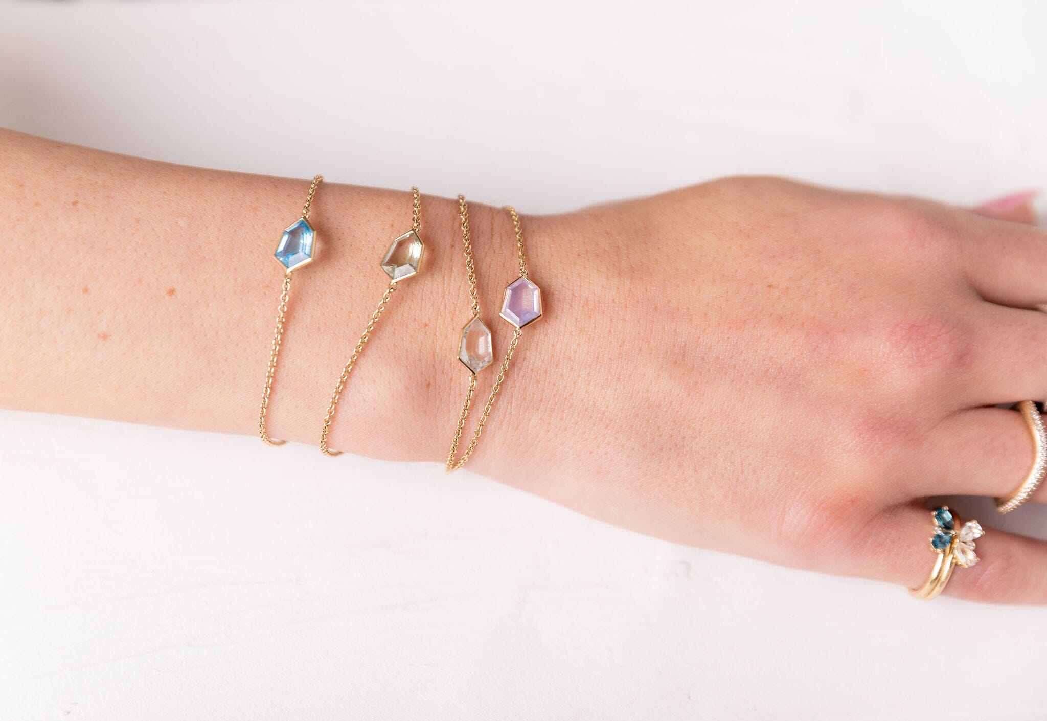 Soothing Lavender Shield Bracelet Bracelets - BONDEYE JEWELRY ®
