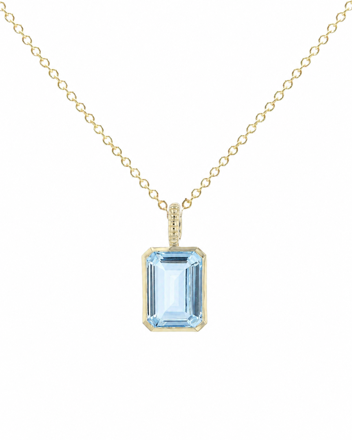 Jollie Emerald Cut Pendant