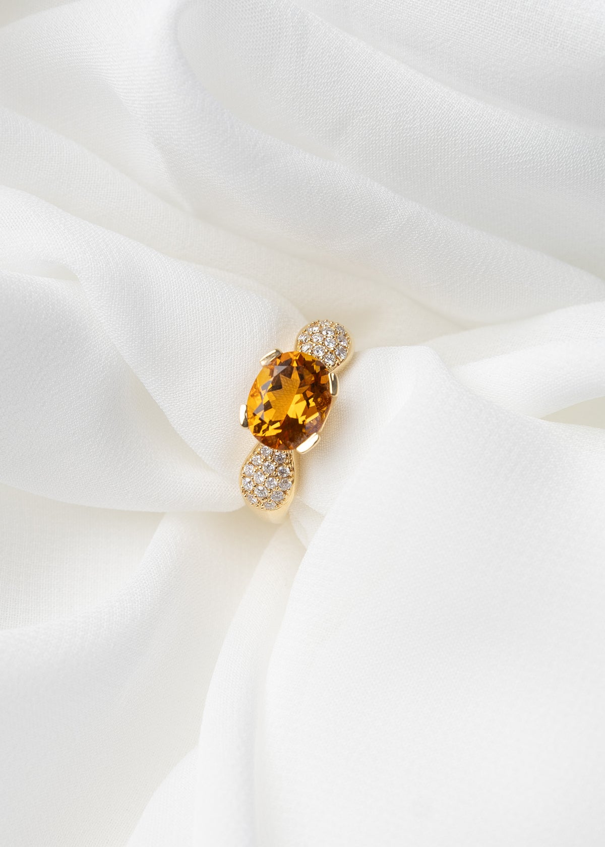 The Citrine Honeycomb Ring - BONDEYE JEWELRY ®