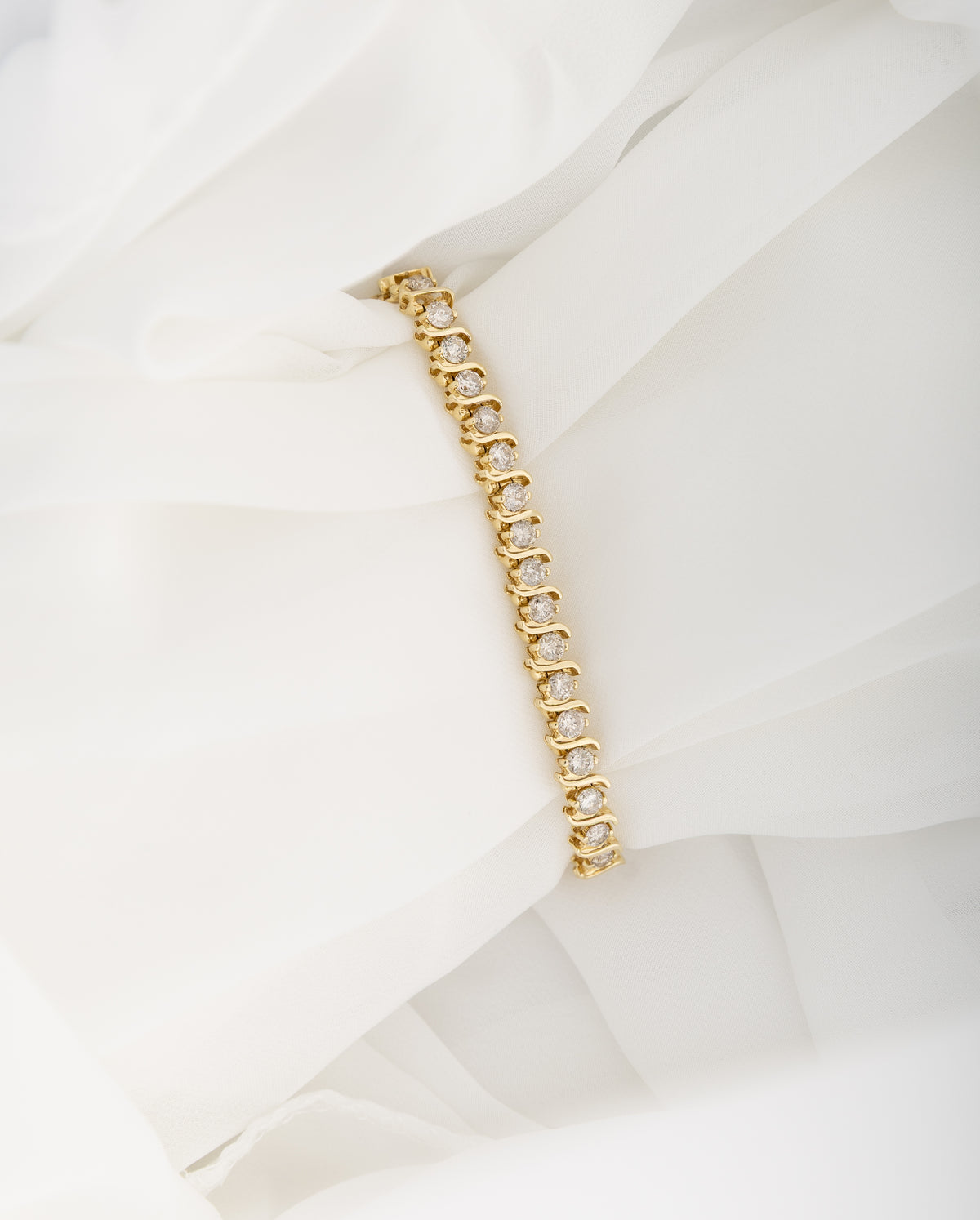 The S-Link Tennis Bracelet - BONDEYE JEWELRY ®