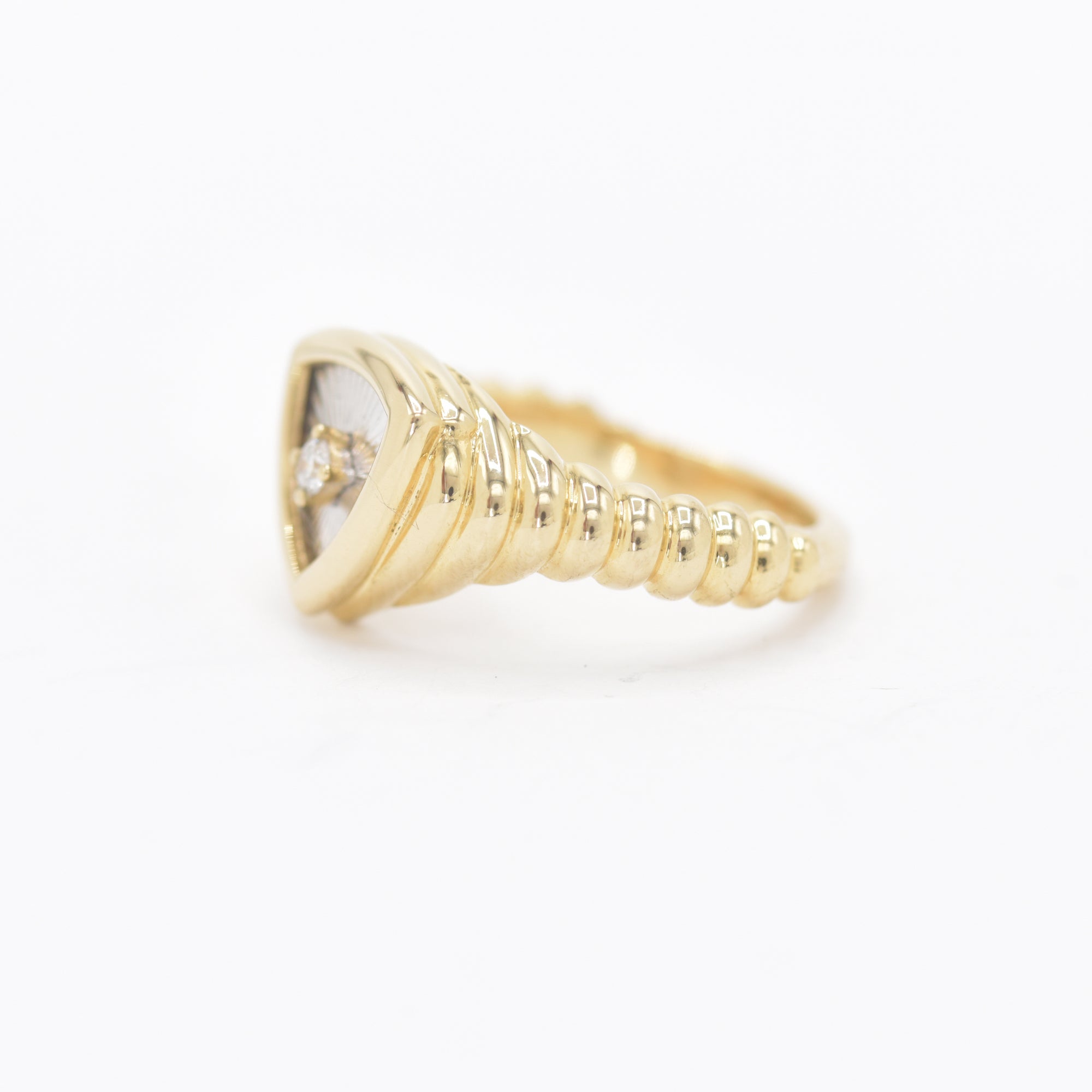 Triangle Signet Ring - BONDEYE JEWELRY ®