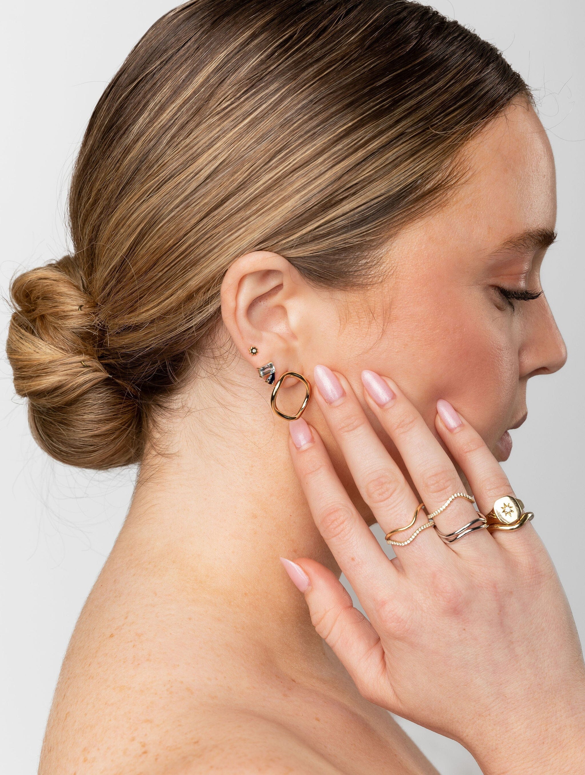 Ursa Diamond Star Studs Earrings - BONDEYE JEWELRY ®
