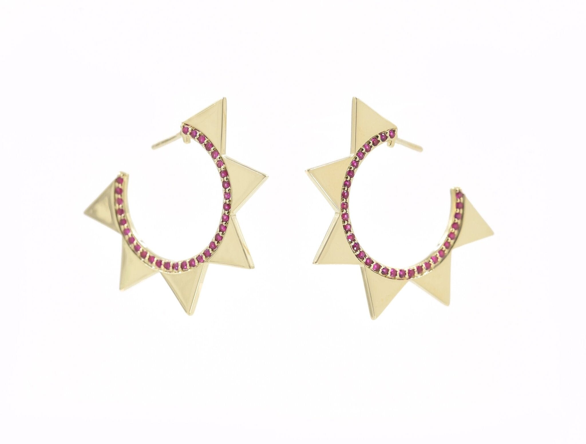 Venus Earrings Rubies Earrings - BONDEYE JEWELRY ®