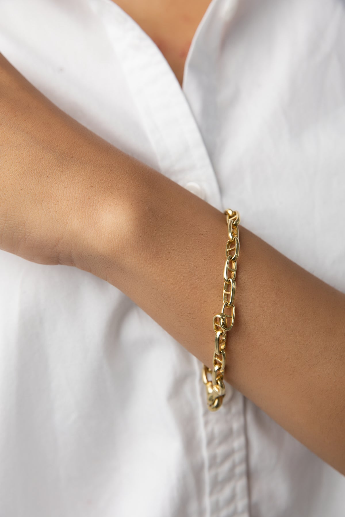 Vintage Mariner Link Chain Bracelet - BONDEYE JEWELRY ®
