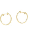 Alex Hoops Large Earrings BONDEYE JEWELRY ® Yellow Gold Pair 