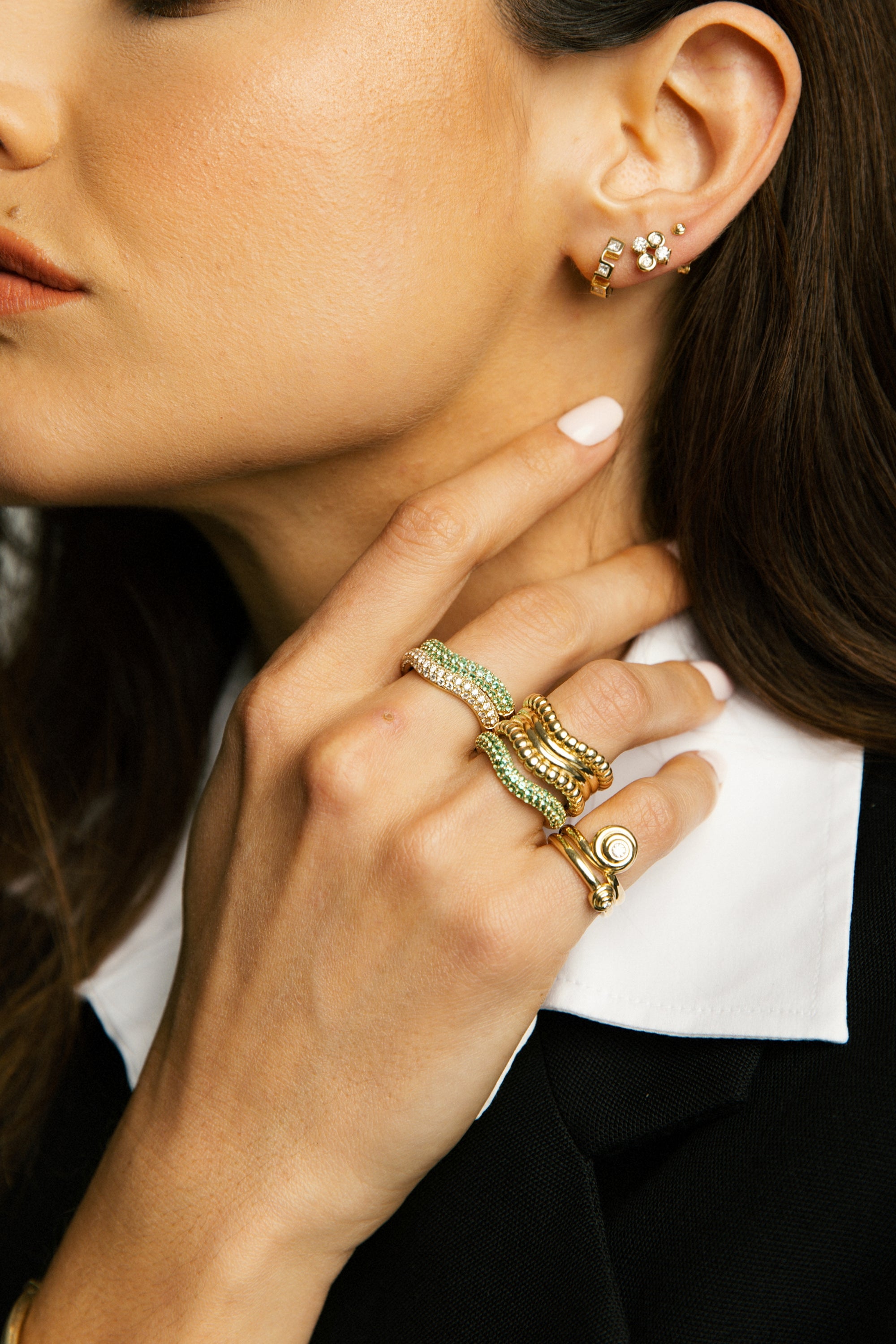 Piece by Piece Hoops - BONDEYE JEWELRY ®