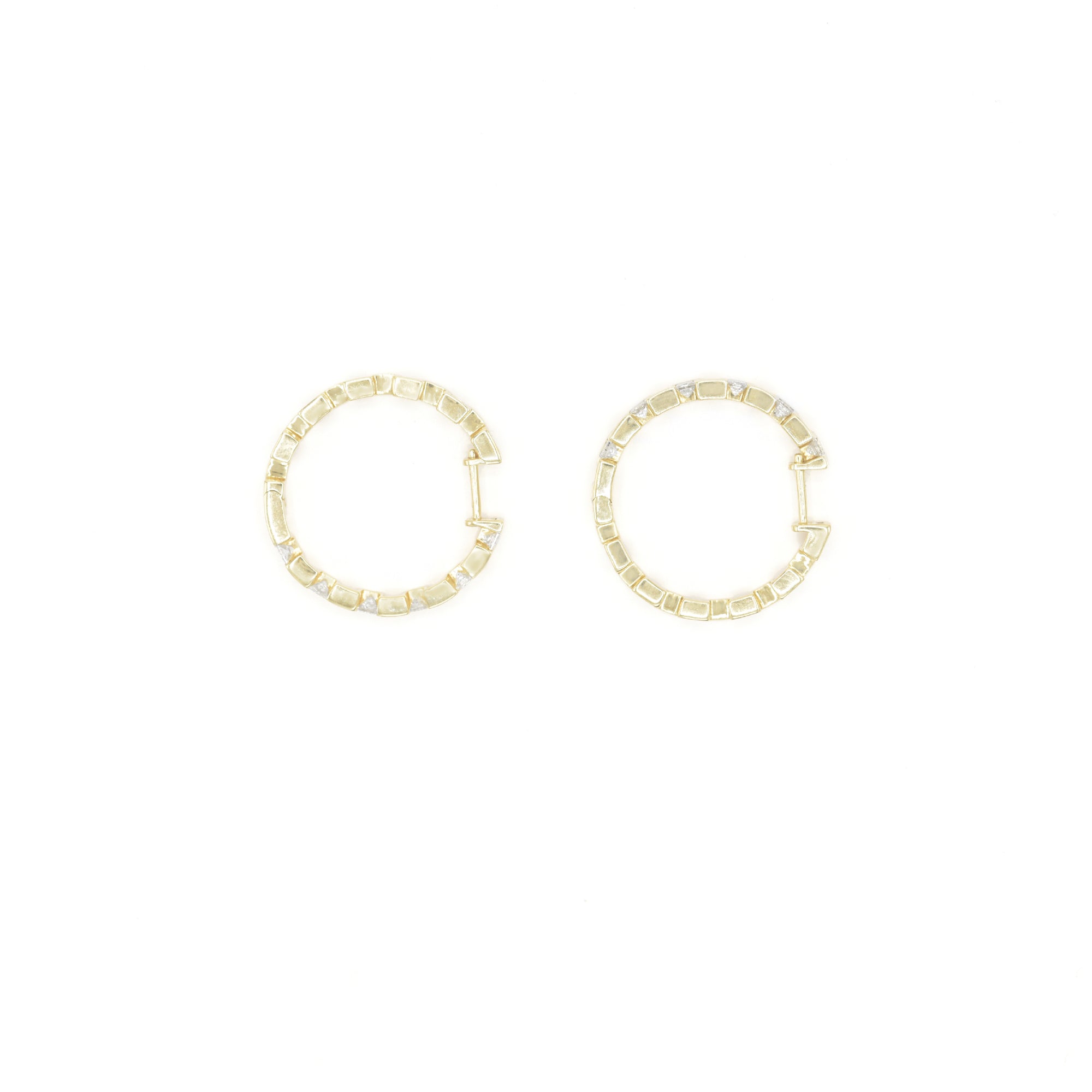 Block by Block Hoops - BONDEYE JEWELRY ®