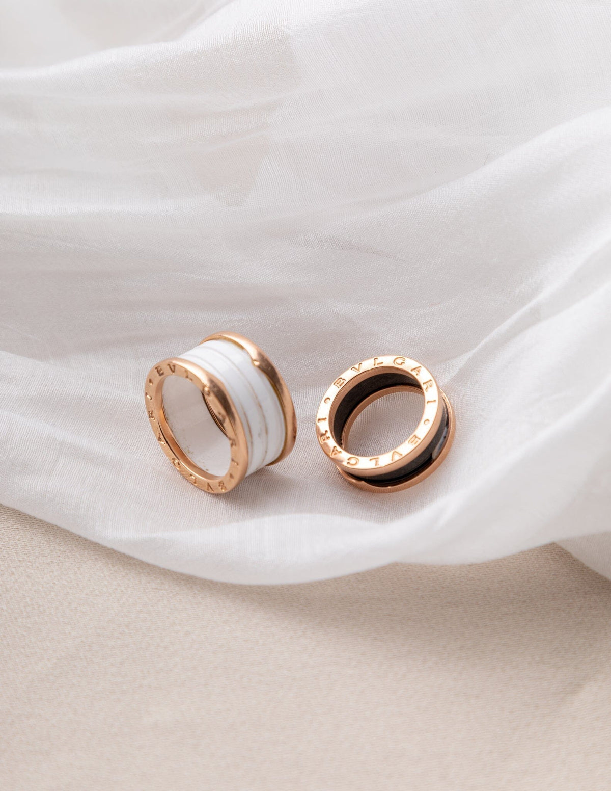 BVLGARI Black Signature Ceramic Ring BONDEYE JEWELRY ® 