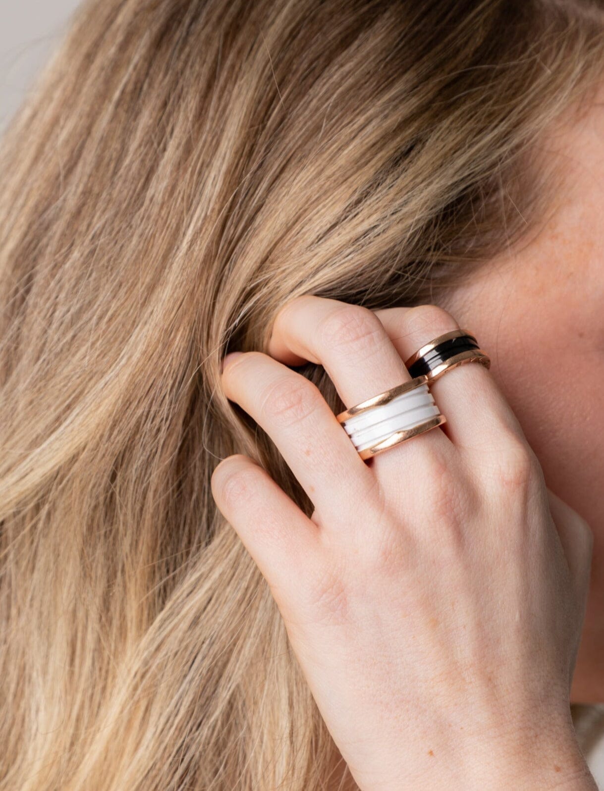 BVLGARI Black Signature Ceramic Ring BONDEYE JEWELRY ® 