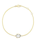 Calming Clear Shield Bracelet Bracelets BONDEYE JEWELRY ® Yellow Gold 