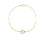 Calming Clear Shield Bracelet Bracelets BONDEYE JEWELRY ® Yellow Gold 