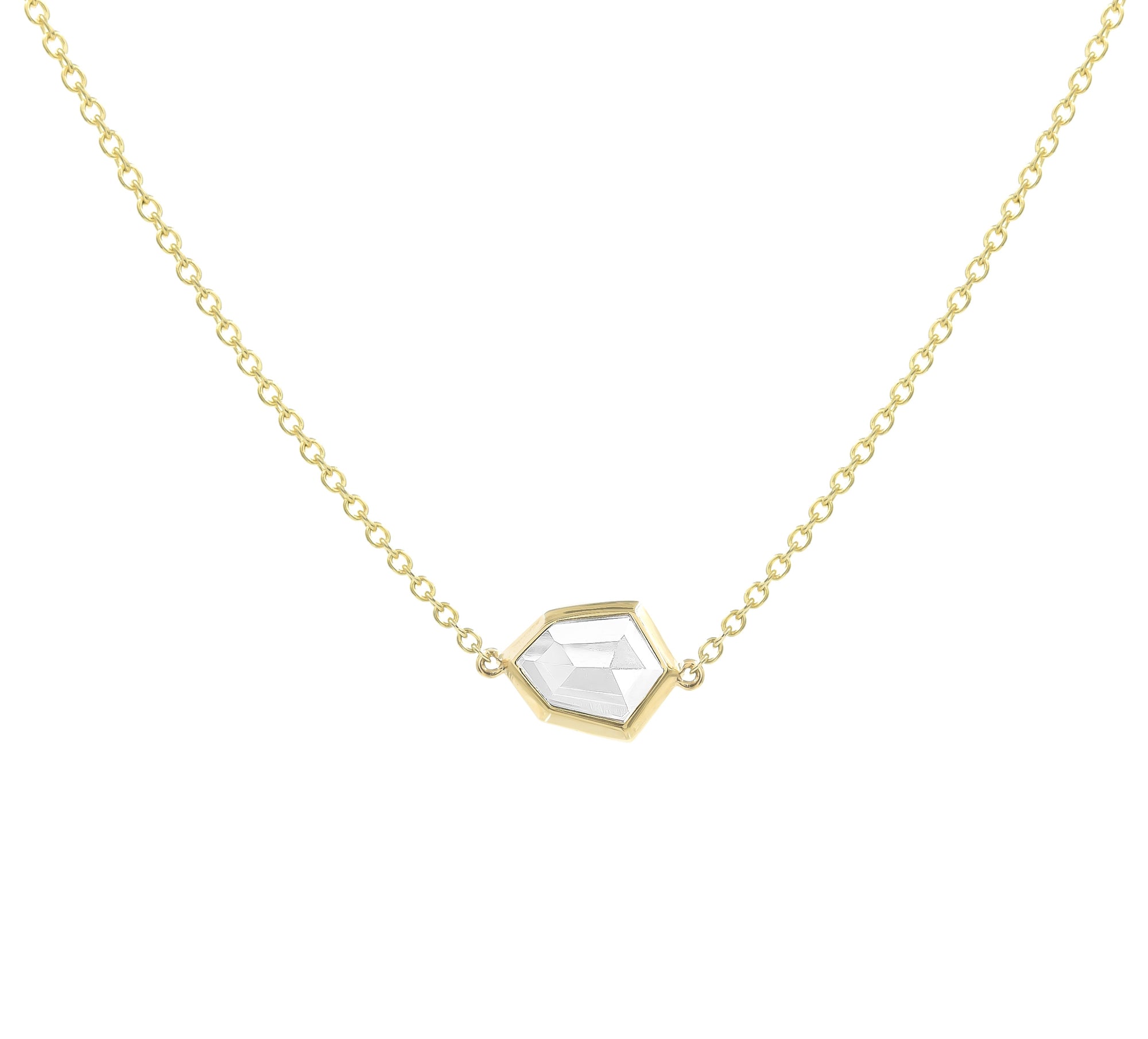 Calming Clear Shield Jollie Necklace - BONDEYE JEWELRY ®