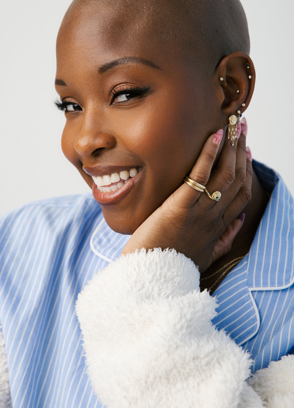 Single Cami Emerald Stud