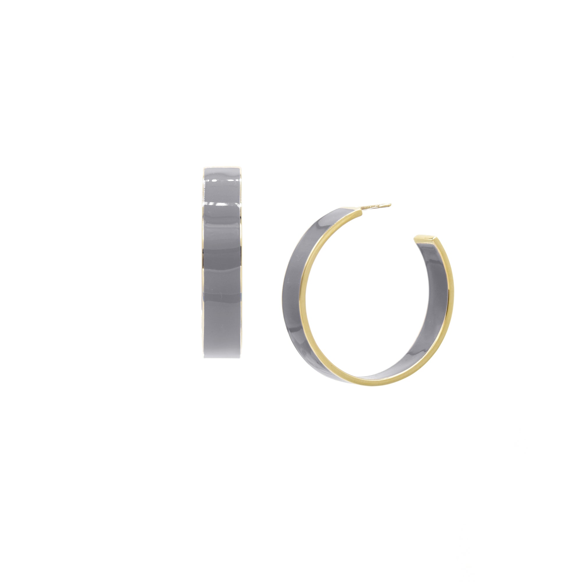 Chrissy Enamel Hoops