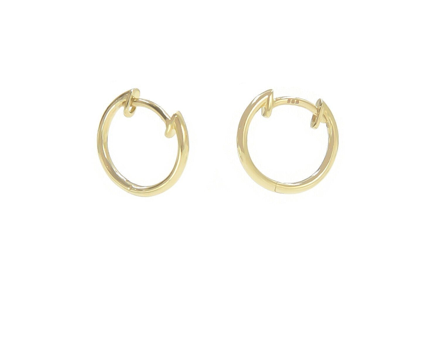 Dylan Hoops (perfect size) Earrings BONDEYE JEWELRY ® Yellow Gold Pair 