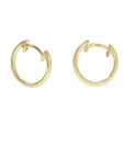 Dylan Hoops (perfect size) Earrings BONDEYE JEWELRY ® Yellow Gold Pair 