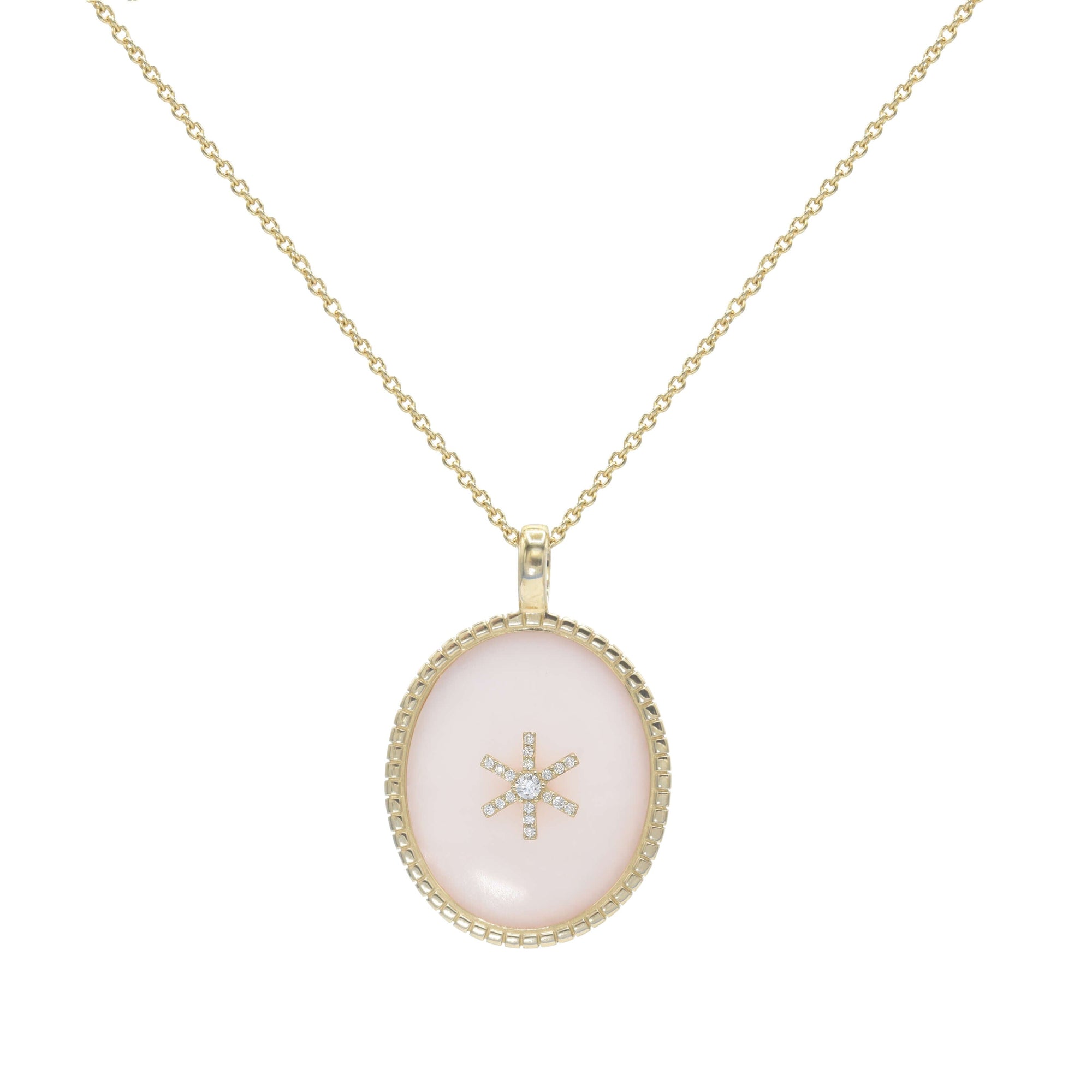 Michelle Pendant Necklace Necklaces BONDEYE JEWELRY ® Pink Opal 