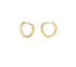Natalie Hoop Earrings BONDEYE JEWELRY ® Yellow Gold Pair 