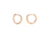 Natalie Hoops (mini) Earrings BONDEYE JEWELRY ® Rose Gold Pair 