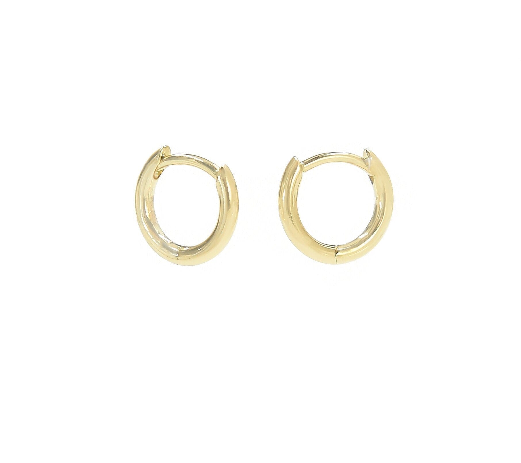 Natalie Hoops (mini) Earrings BONDEYE JEWELRY ® Yellow Gold Pair 