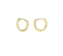 Natalie Hoop Earrings BONDEYE JEWELRY ® Yellow Gold Pair 