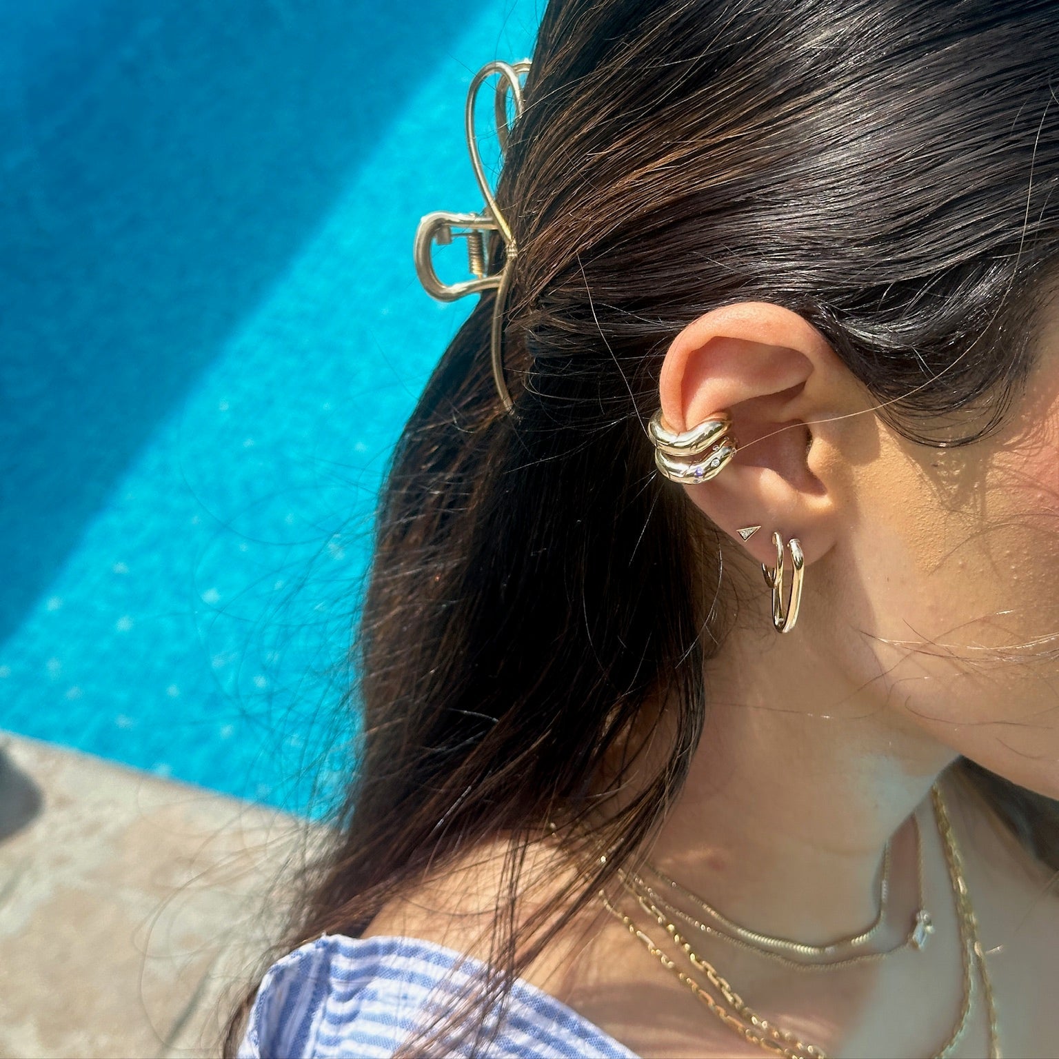 Paperclip Hoops - BONDEYE JEWELRY ®