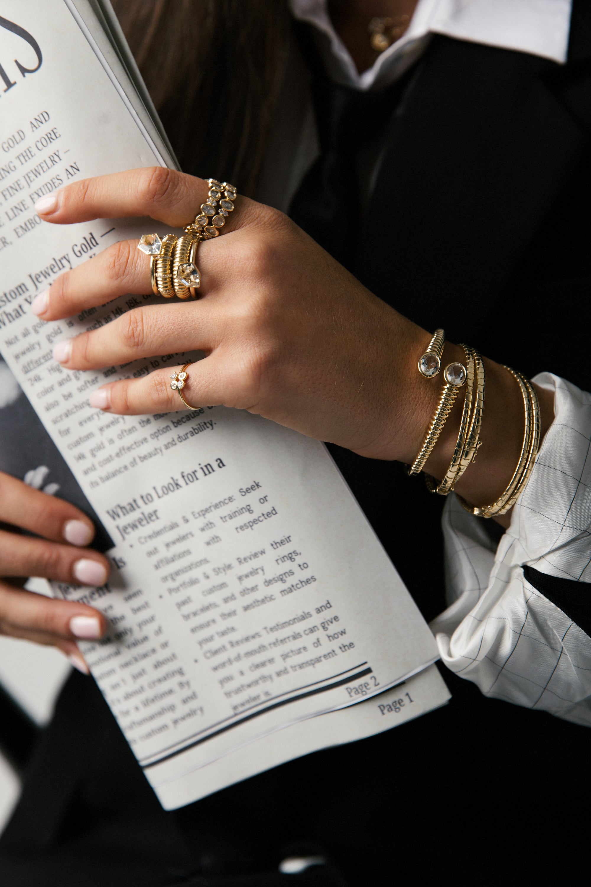 Pavé Puff Ring - BONDEYE JEWELRY ®
