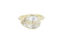 White Topaz Pear Cut Jollie Ring Rings BONDEYE JEWELRY ® 2.5 