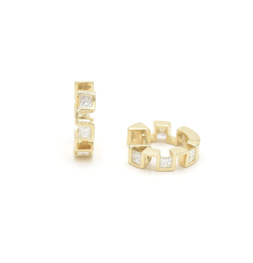 Piece by Piece Hoops - BONDEYE JEWELRY ®