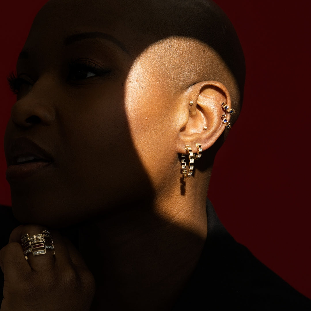 Piece by Piece Hoops - BONDEYE JEWELRY ®