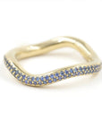 Popie Blue Sapphires Ring Rings BONDEYE JEWELRY ® Yellow Gold 7.5 