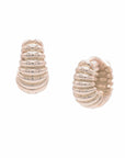 Puffies Earrings BONDEYE JEWELRY ® Pair Rose Gold 