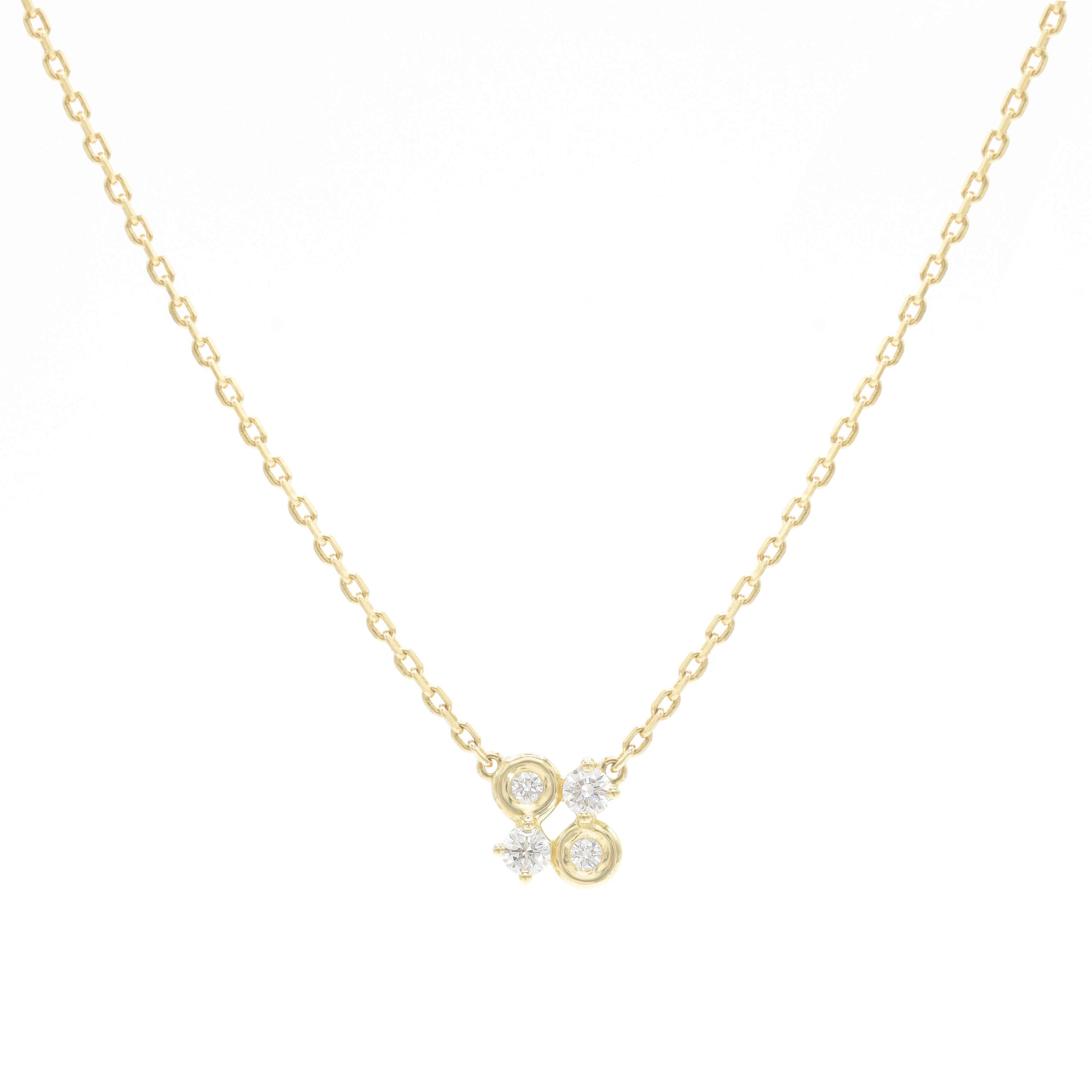 quartet gold necklace