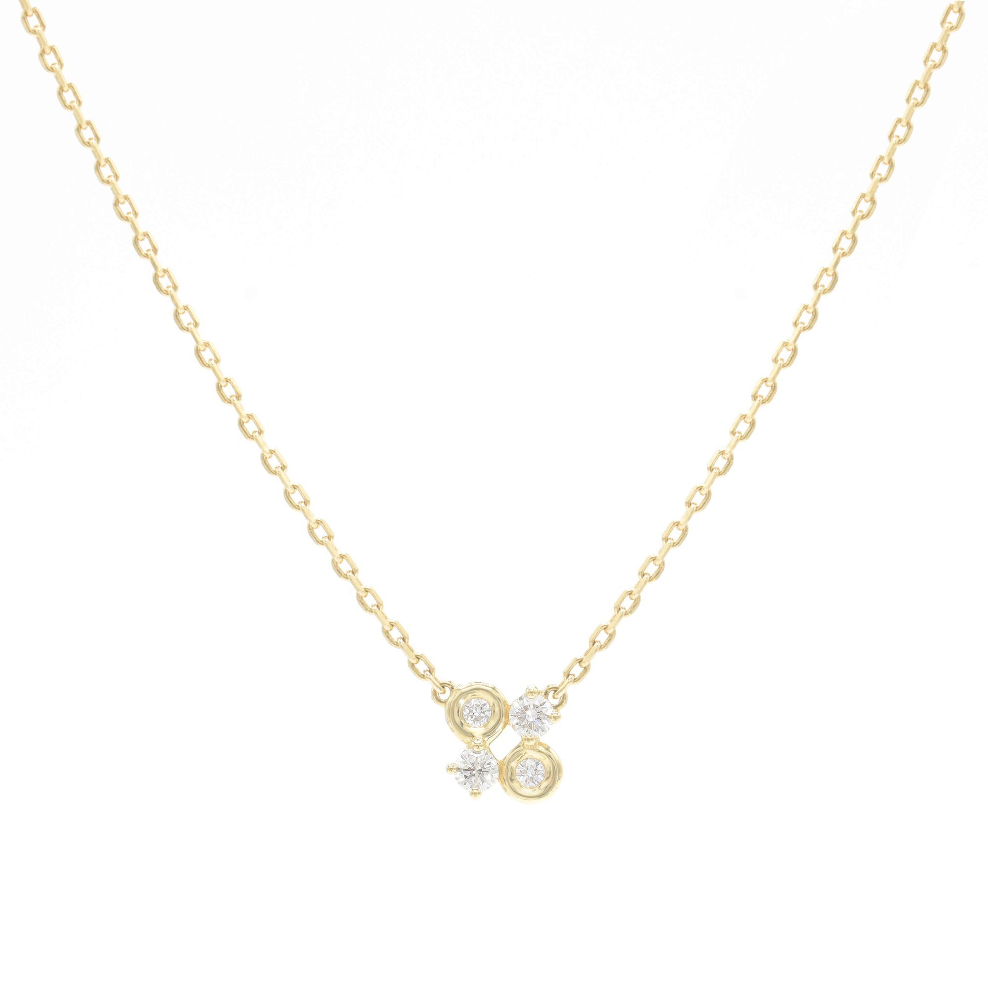 quartet gold necklace