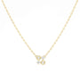 quartet gold necklace