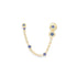 Single Anna Blue Sapphire Earring - BONDEYE JEWELRY ®