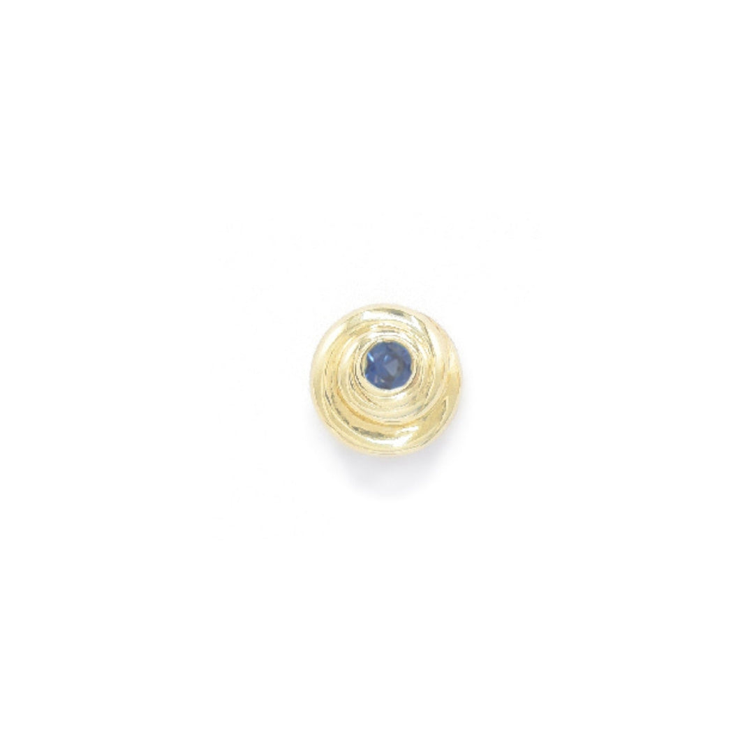 Single Cami Blue Sapphire Stud - BONDEYE JEWELRY ®