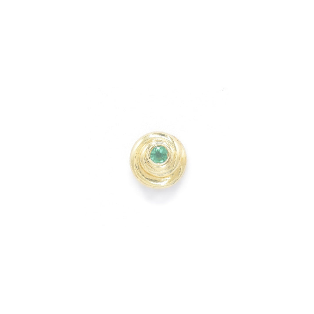 Single Cami Emerald Stud - BONDEYE JEWELRY ®