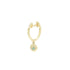 Single Lucy Emerald Hoop - BONDEYE JEWELRY ®
