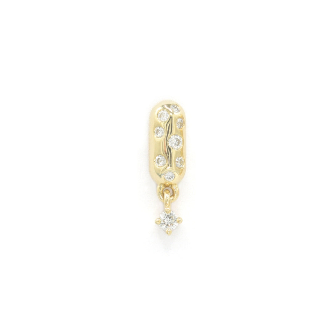 Single Winnie Diamond Stud - BONDEYE JEWELRY ®