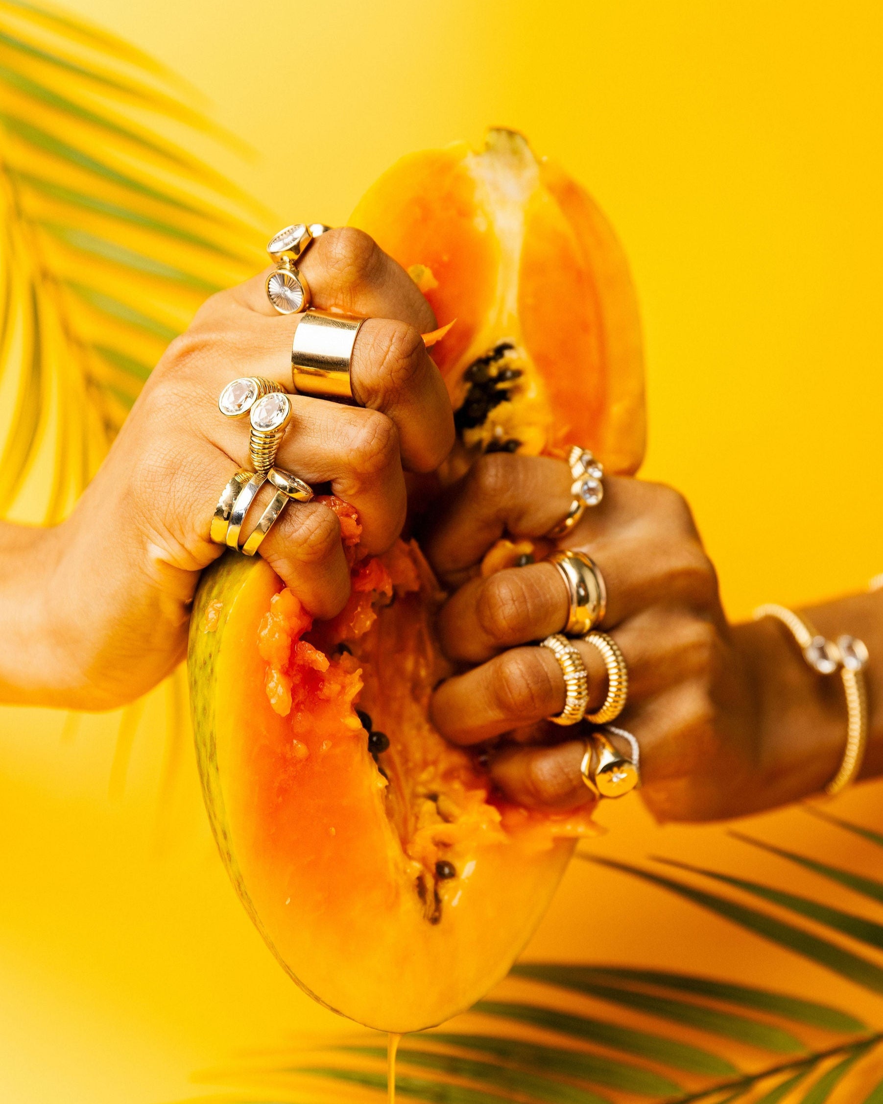 Sleek Solid Gold Milani Band - BONDEYE JEWELRY ®