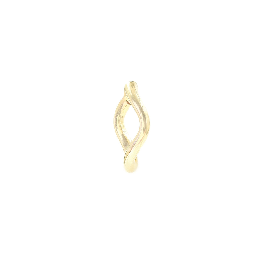 Small Hinged Wave Hoops - BONDEYE JEWELRY ®