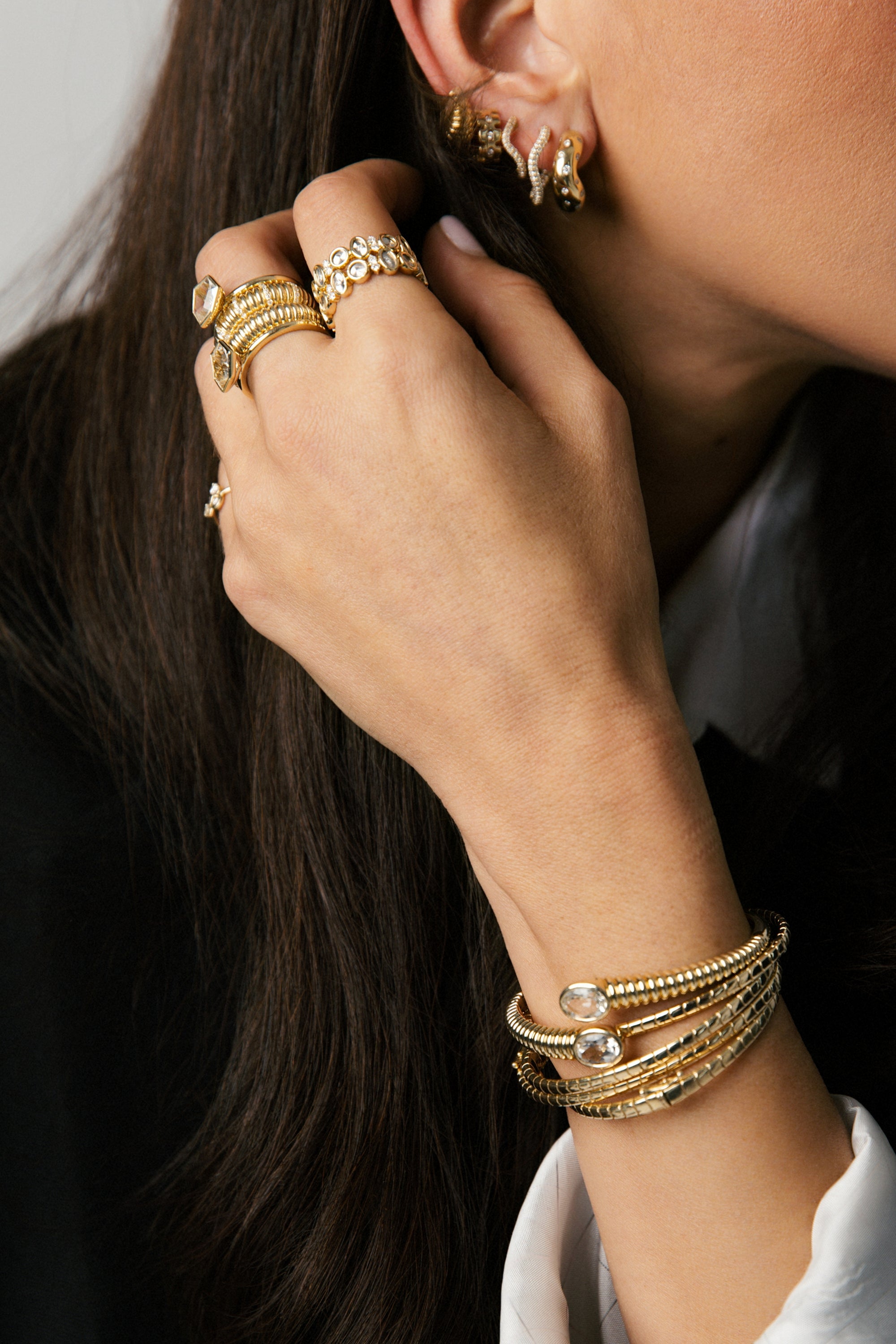 Pavé Puff Ring - BONDEYE JEWELRY ®