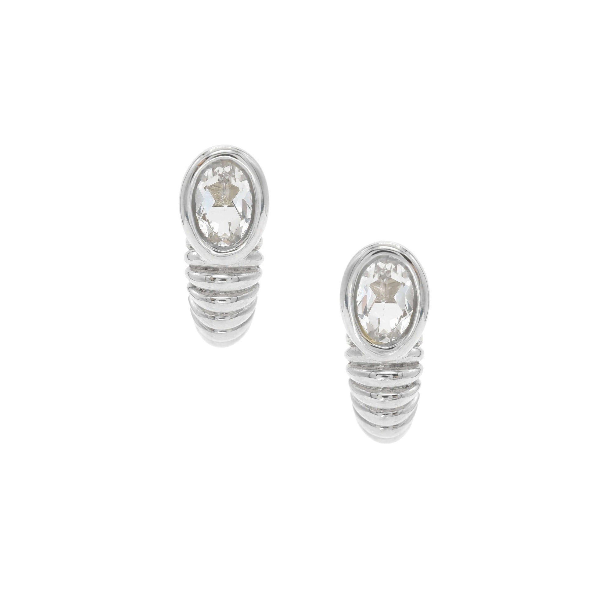 Twisted Sisters Studs Earrings BONDEYE JEWELRY ® White Gold 