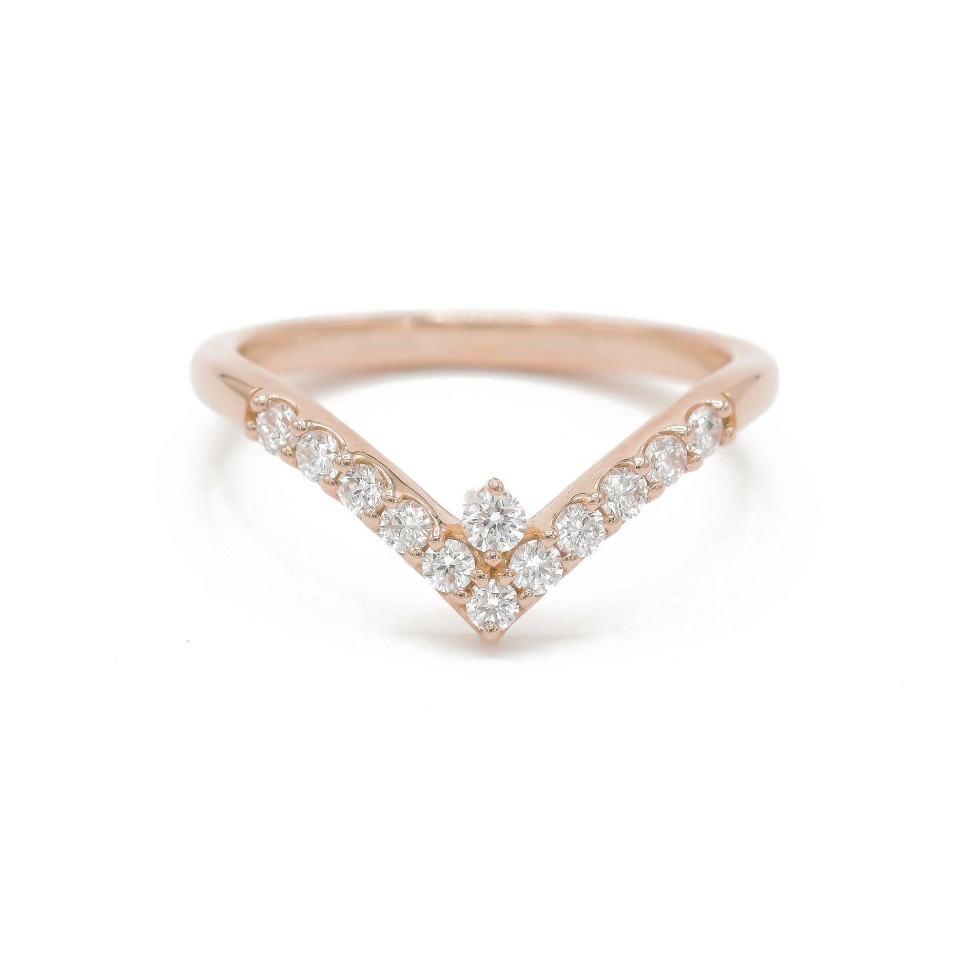 Vital Diamond Dot Ring Rings BONDEYE JEWELRY ® Rose Gold 2.5 