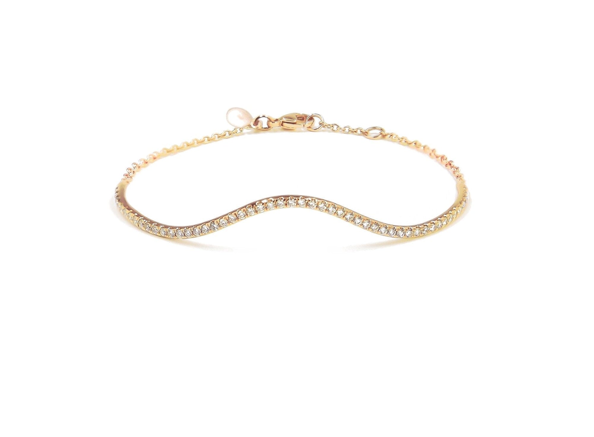 Wave Bracelet BONDEYE JEWELRY ® Yellow Gold 