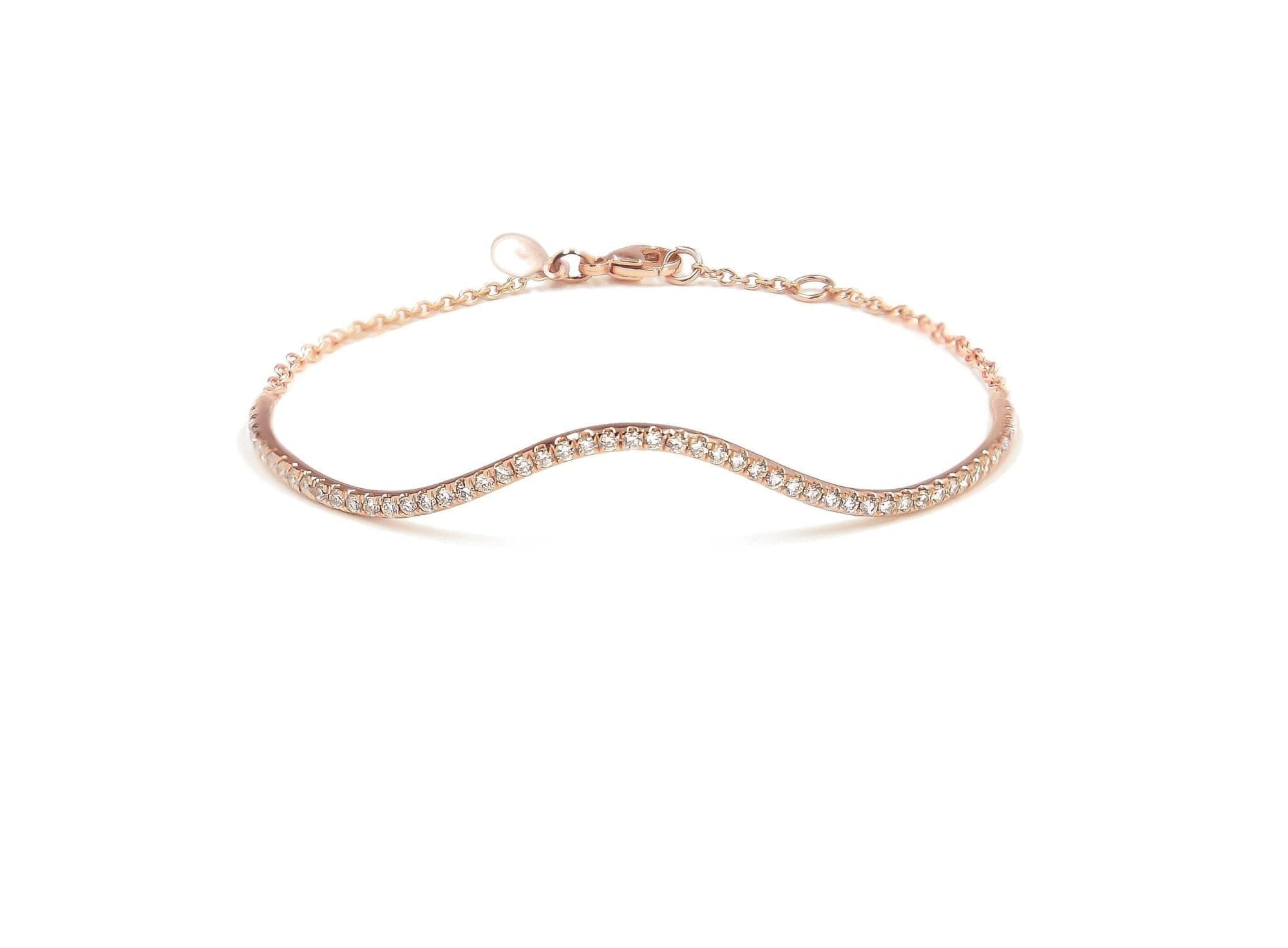 Wave Bracelet Bracelets BONDEYE JEWELRY ® Rose Gold 