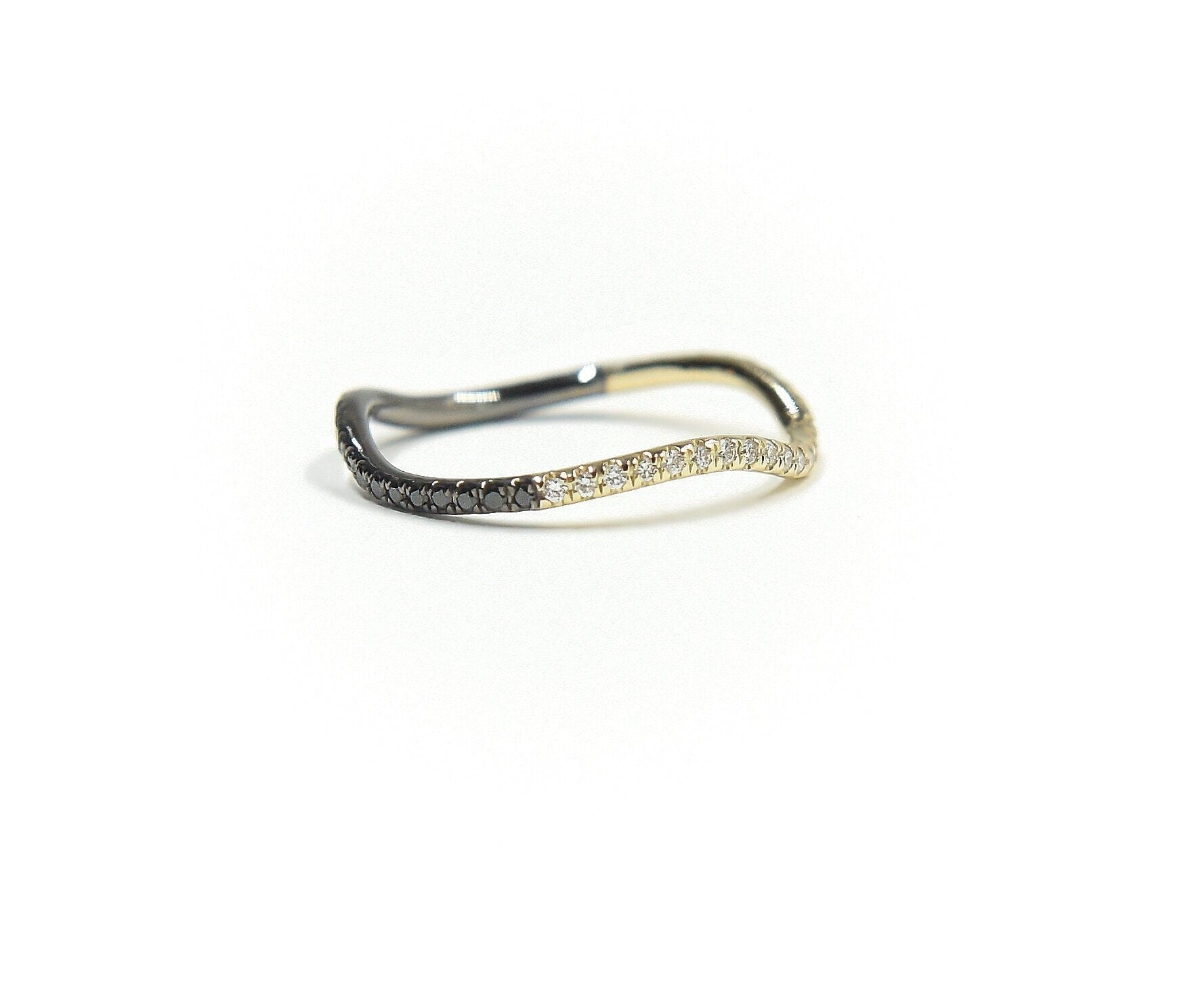 Wave Ring Two Tone Rings BONDEYE JEWELRY ® 2.5 