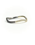 Wave Ring Two Tone Rings BONDEYE JEWELRY ® 2.5 